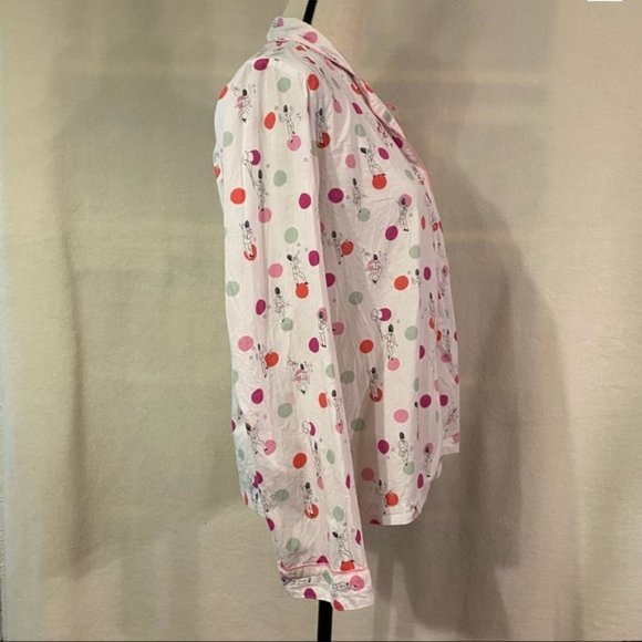 Cath Kidston British London guards spots cotton button down pajama top - Picture 3 of 6